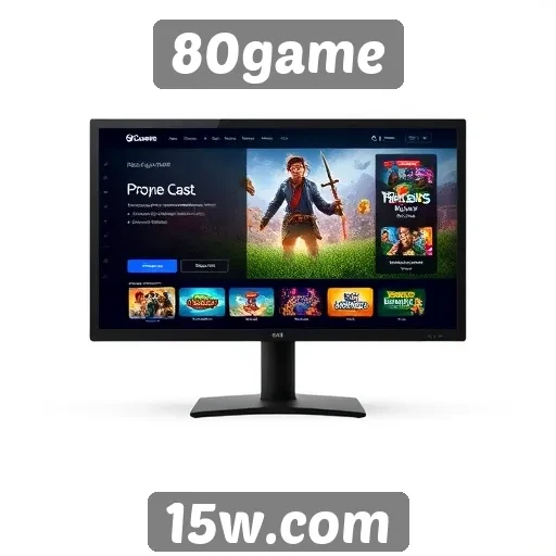 Análise da interface do usuário no site 80game